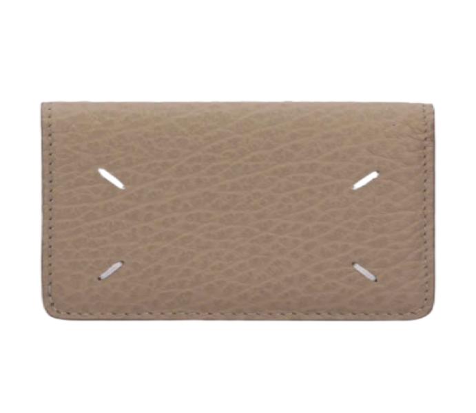 4 Stitch Grain Leather Trifold Wallet - Vichy