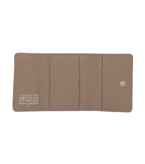 4 Stitch Grain Leather Trifold Wallet - Vichy