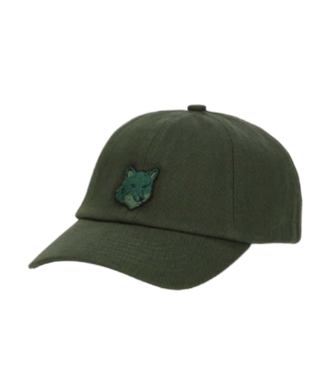 Bold Fox Head 6P Ball Cap - Green