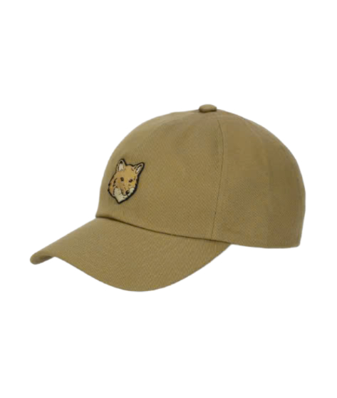 Bold Fox Head 6P Ball Cap - Beige