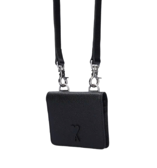 AMI D'CORE Strap Card Holder - Black