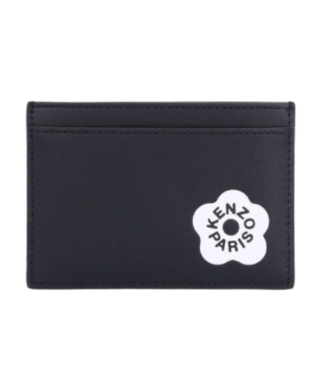 Kenzo Bokeh Flower Card Holder - Black