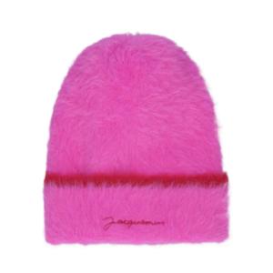 Le Bonne Neve Fluffy Beanie - Pink