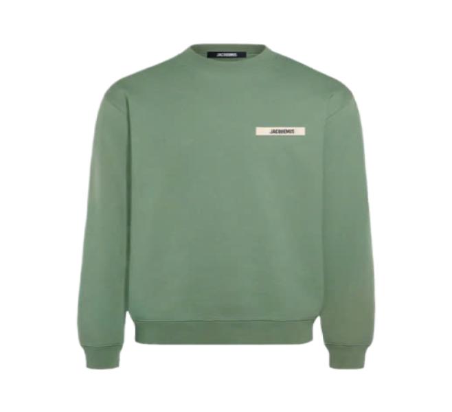 Le Sweatshirt Grosgrain Man to Man - Pale Green