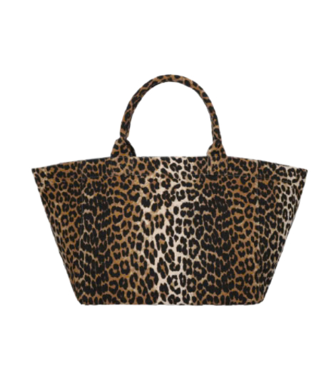 XXL Printed Shopper Bag - Leopard 