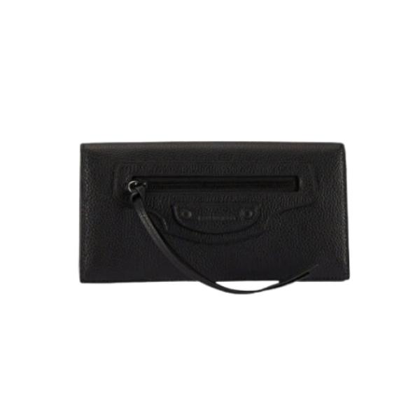 Neo Classic Large Long Wallet Black