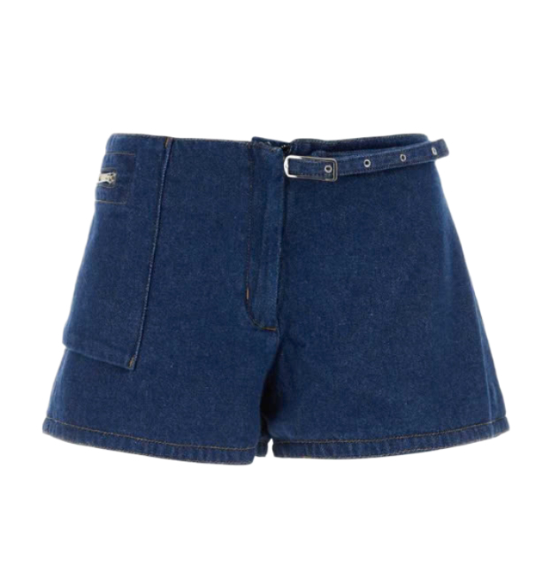 NICKY LOW RISE DENIM SHORTS