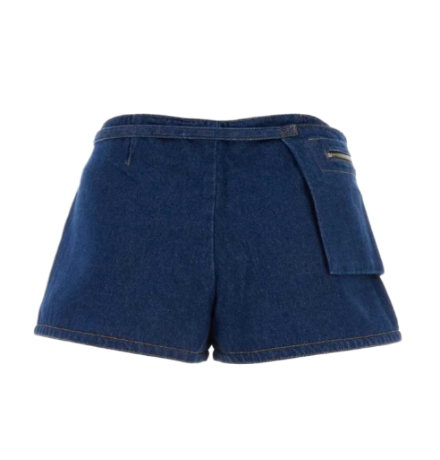 NICKY LOW RISE DENIM SHORTS