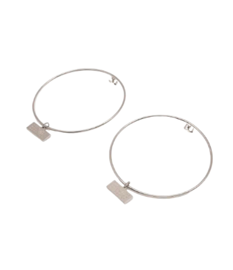Hoop Earrings - Silver