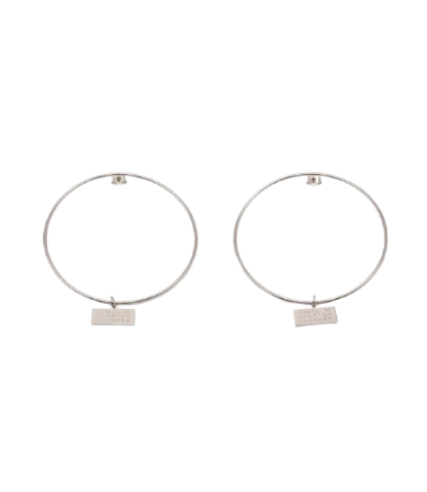 Hoop Earrings - Silver