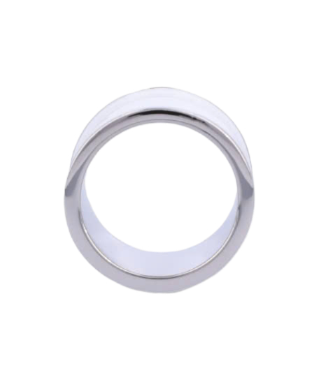 Numeric 6 Logo Ring - White