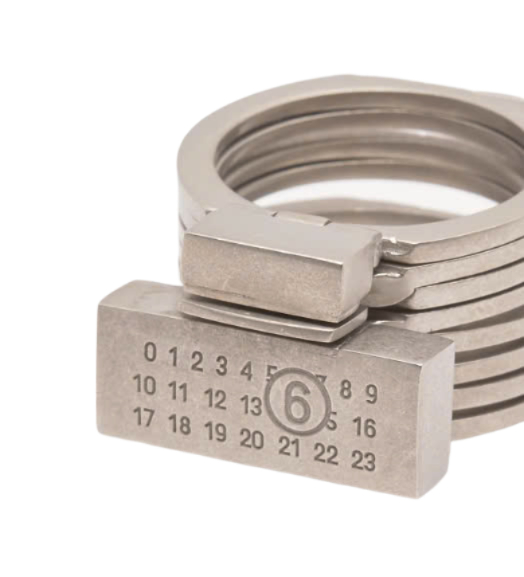 Engraved Logo Ring - Palladium