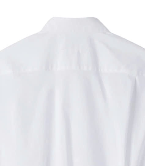 Kimono Poplin Cotton Shirt - White