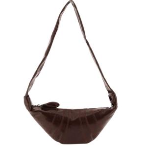 Lemaire Small Croissant Bag Chocolate Fondant