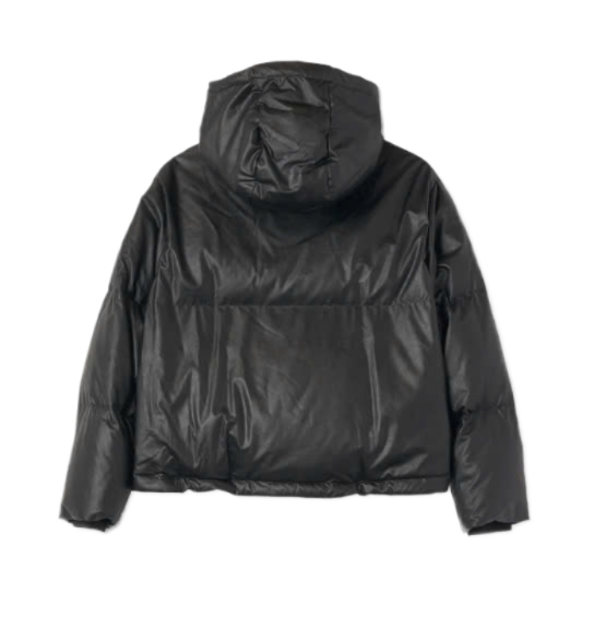 Fox Leather Jacket - Black