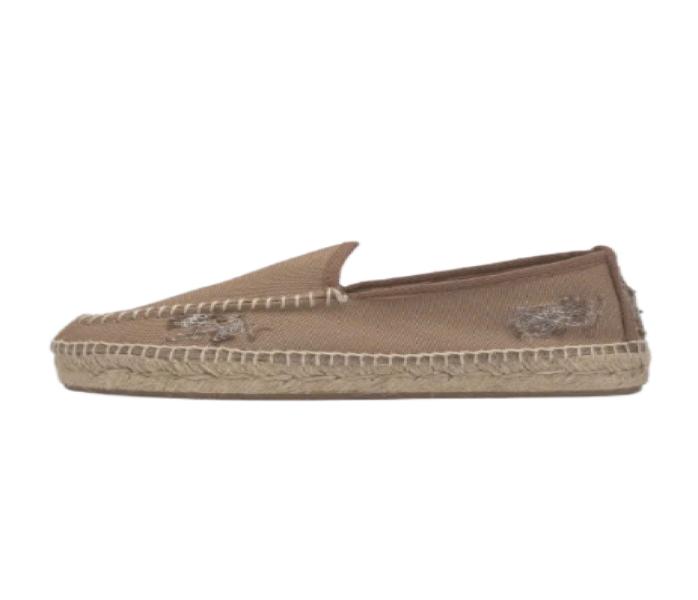 Embroidered Espadrilles - Chamois