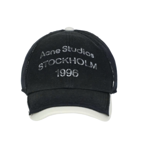 Logo Stamp Ball Cap - Black