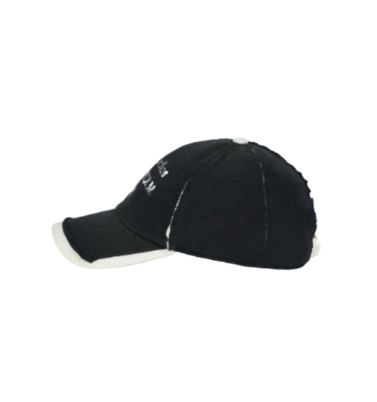 Logo Stamp Ball Cap - Black