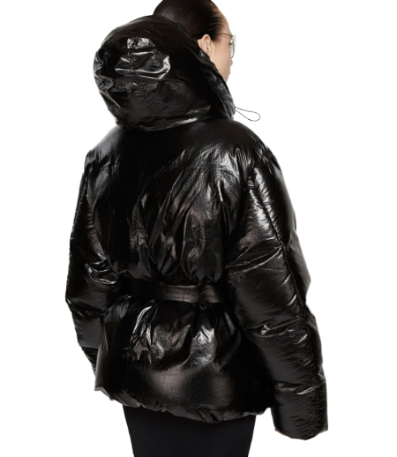 Hooded padded jacket