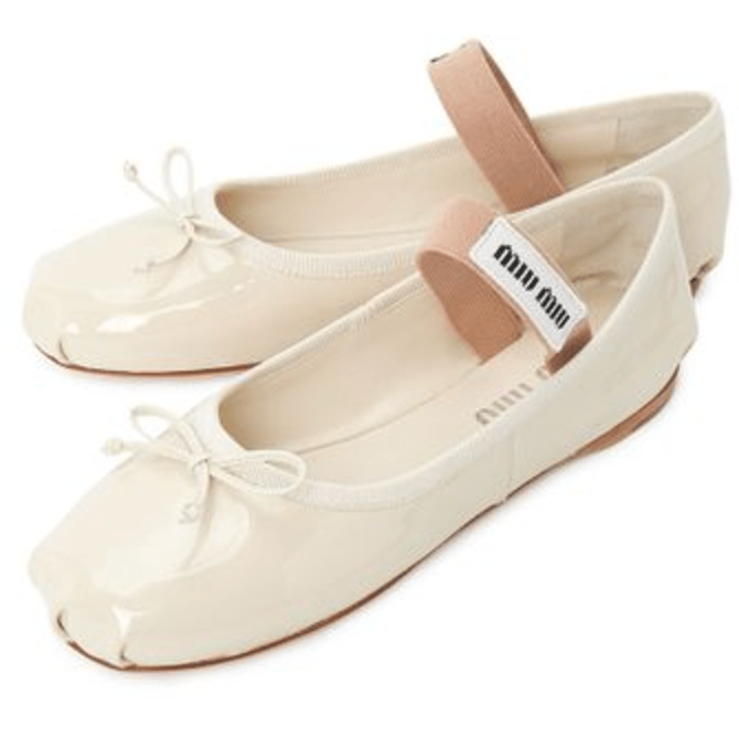 Satin Ballerina Flats - Orchid Pink