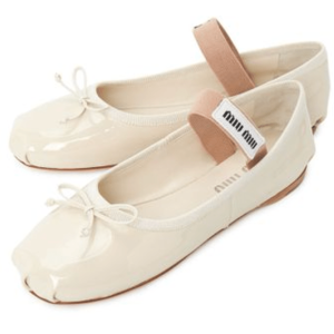 Satin Ballerina Flats - Orchid Pink