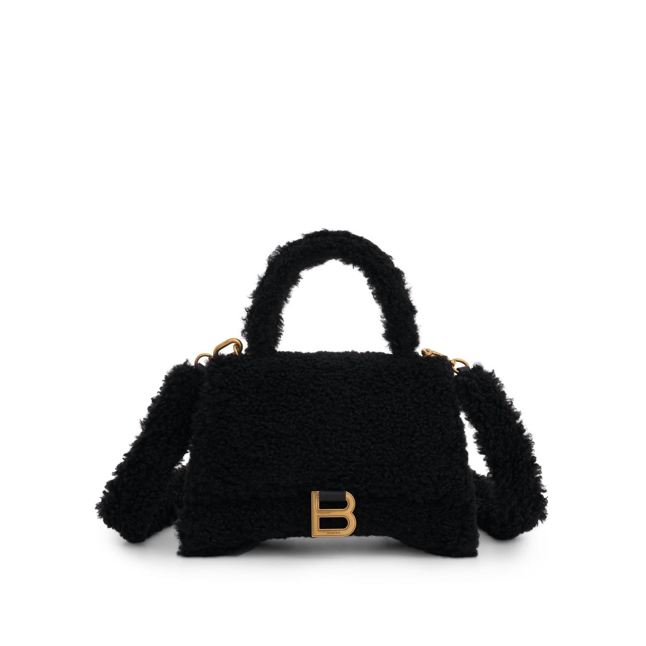 Hourglass Shearling Tote Bag