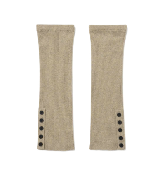 Button Knit Leg Warmers