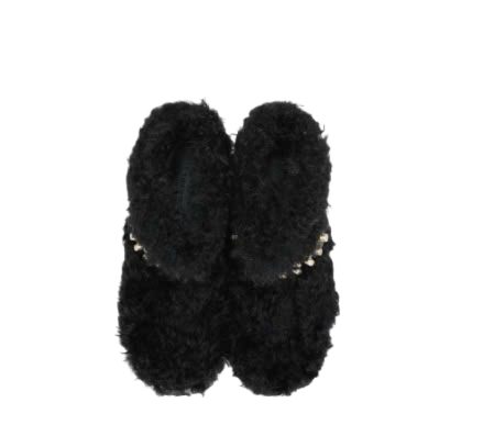 Platform Short Fur Boots Black