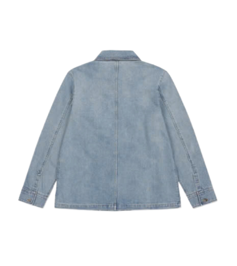 Janis Pocket Denim Jacket - Washed Blue