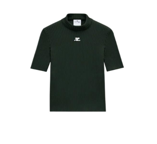 REEDITION SS Mockneck Short Sleeve Knit - Bert Ponce