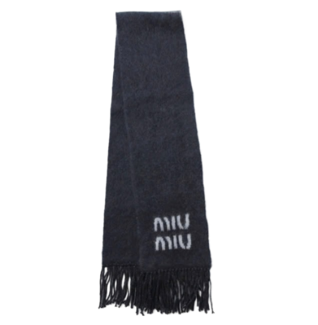 Logo Mohair Scarf