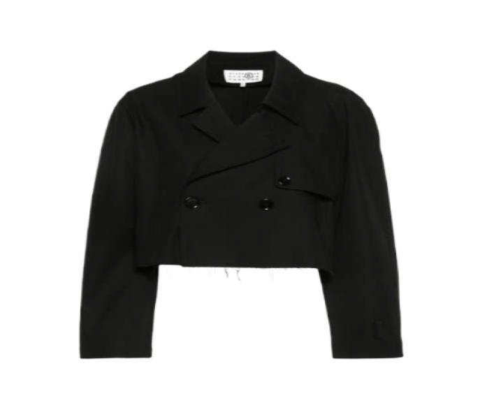 Short Trench Jacket - Black 