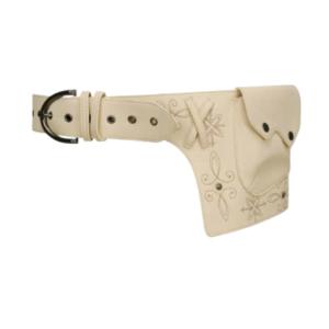 Western Faux Suede Belt Bag Raw Year-end closing sale