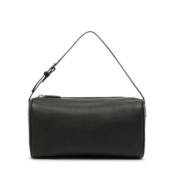 The Row 90s Leather Shoulder Bag 'Black'