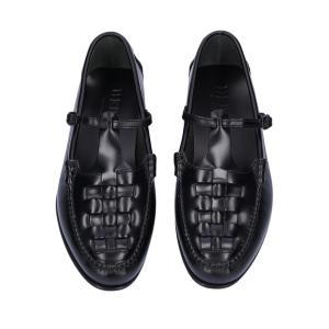 Makeda T-Bar Loafer - Black