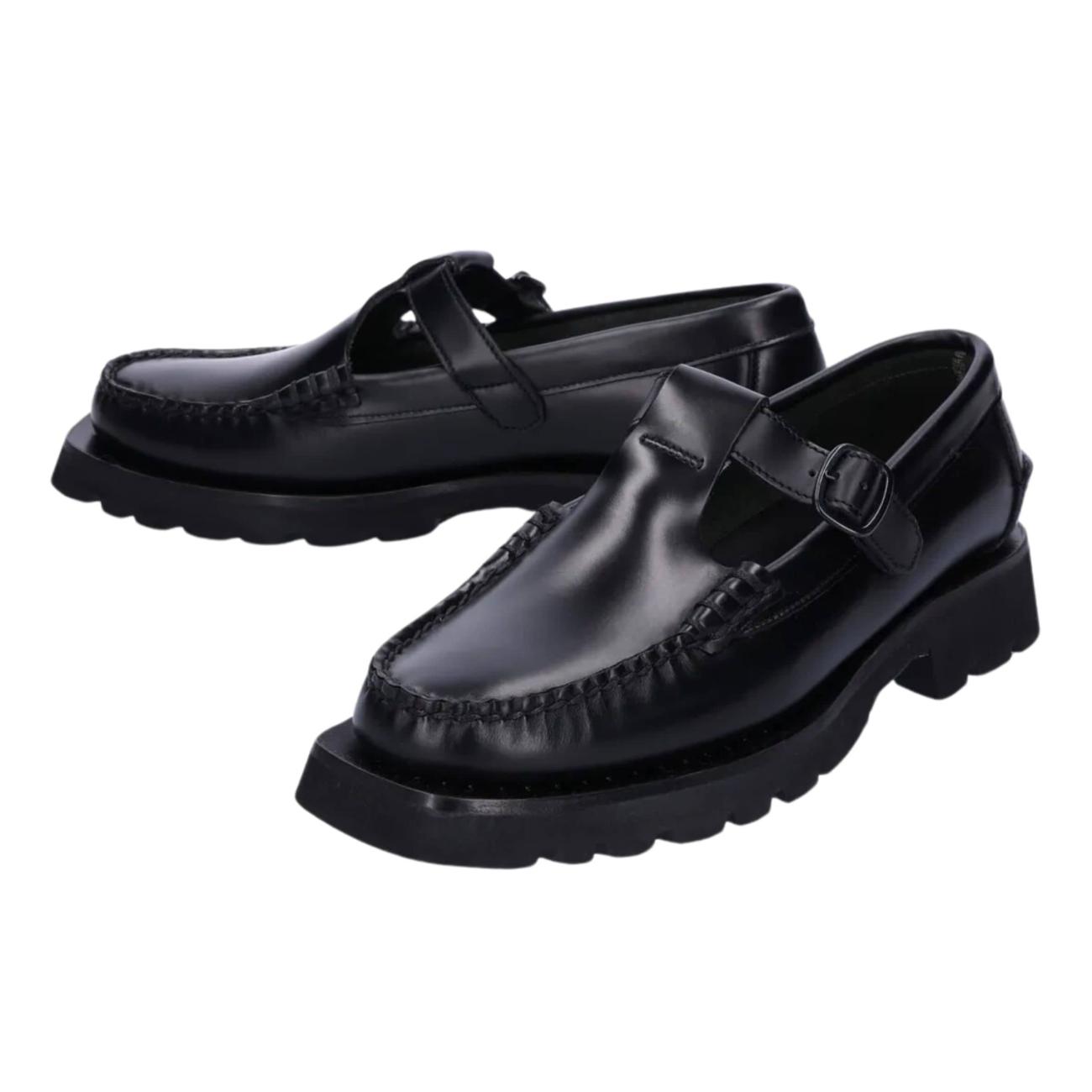 Albert T-Bar Loafer - Black