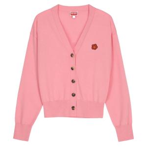 Bokeh Flower Cardigan - Rose