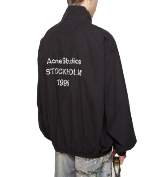 Acne Studios Printed Logo Zipper Jacket