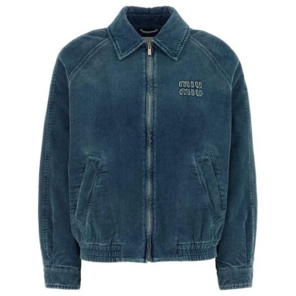 Logo Detail Corduroy Bomber