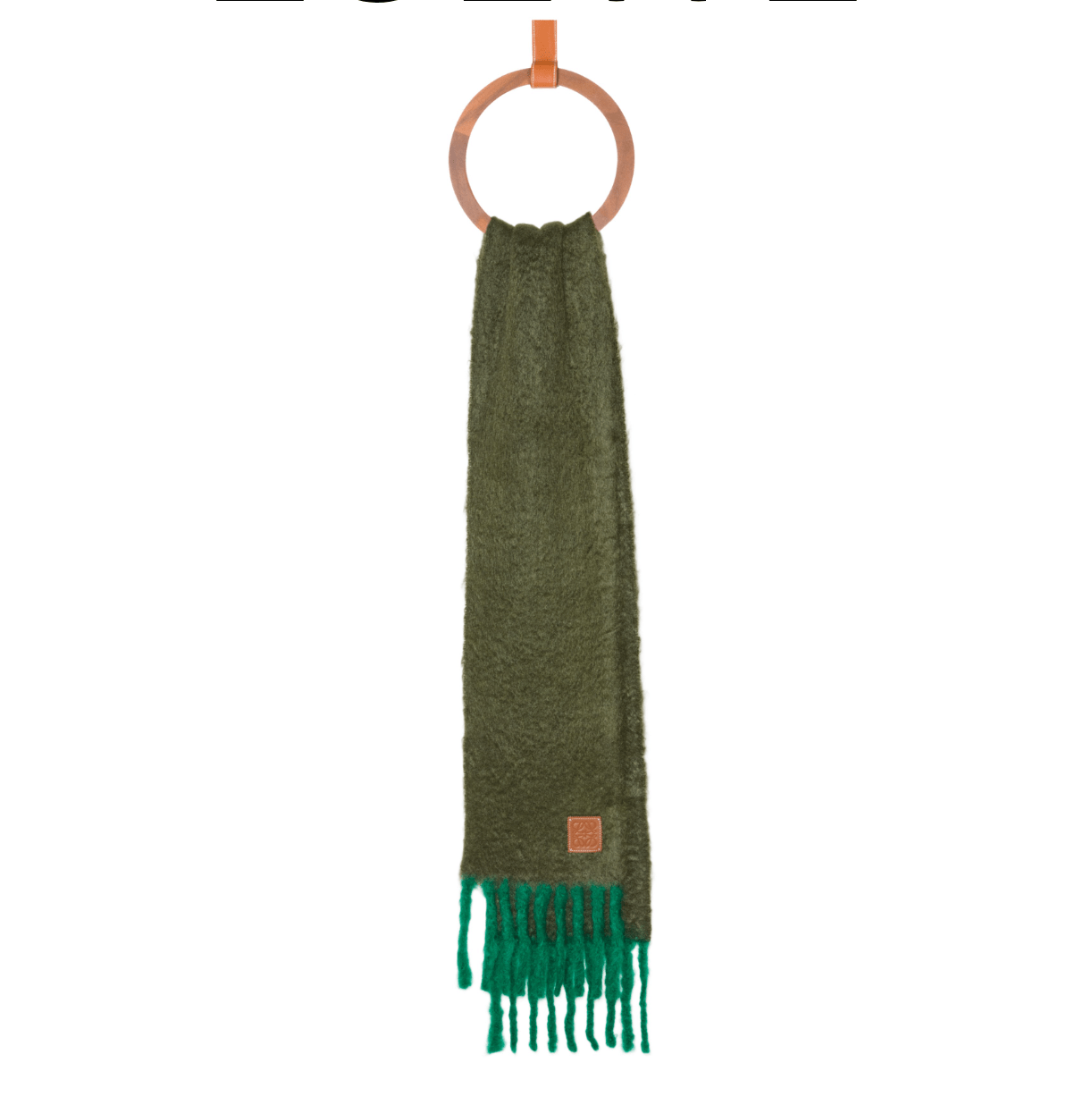 Mohair wool scarf