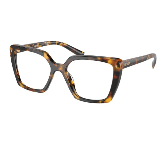 FW24 Logo Temple Havana Frame Glasses