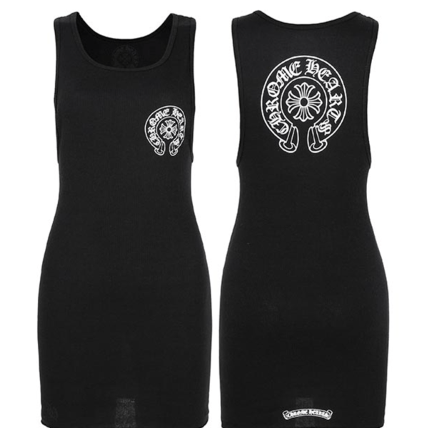 Chrome Hearts | Black Horseshoe Nashi Tank Top Sleeveless