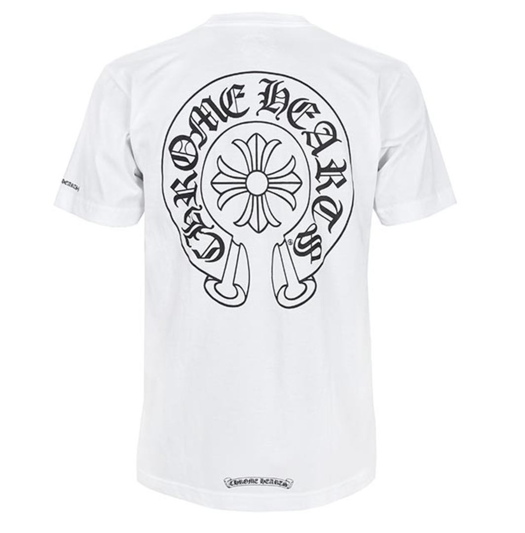 Chrome Hearts | White Horseshoe Pocket T-Shirt