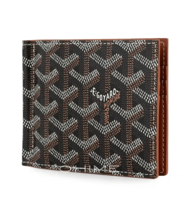 Goyard Wallet Black Tan