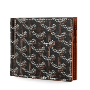 Goyard Wallet Black Tan