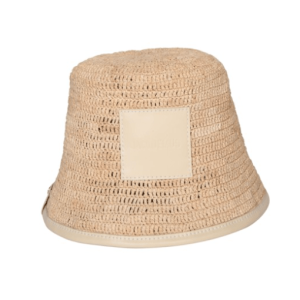 Le Bob Pisiou Raffia Bucket Hat