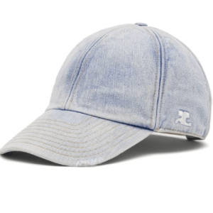 Re-edition logo denim ball cap