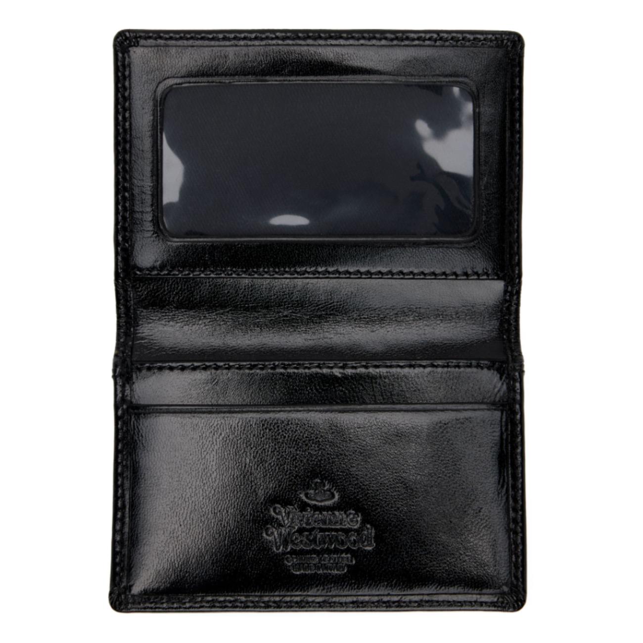 Black Leather Card Wallet