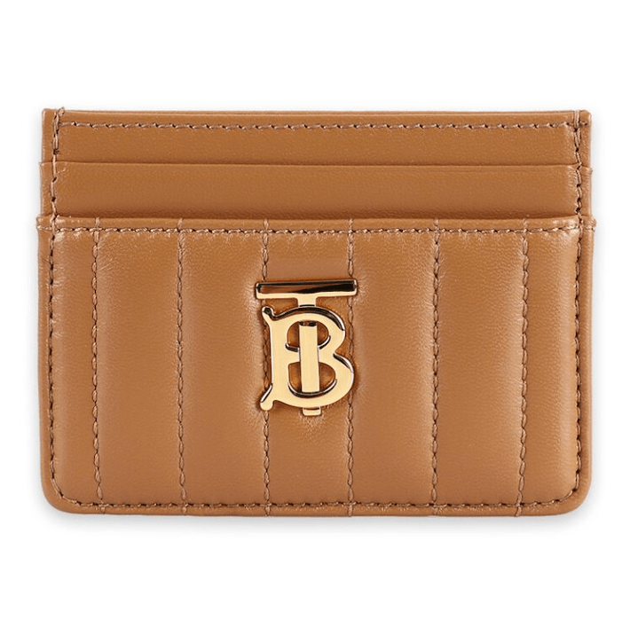 Burberry Quilted Leather Lola Card Case Marple Brwon