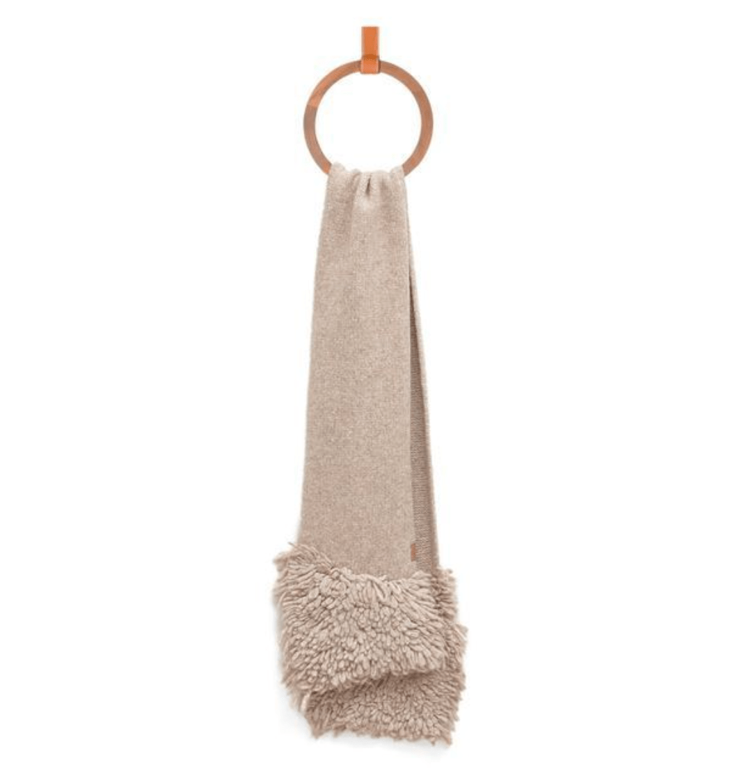 Shearling Alpaca Blend Muffler